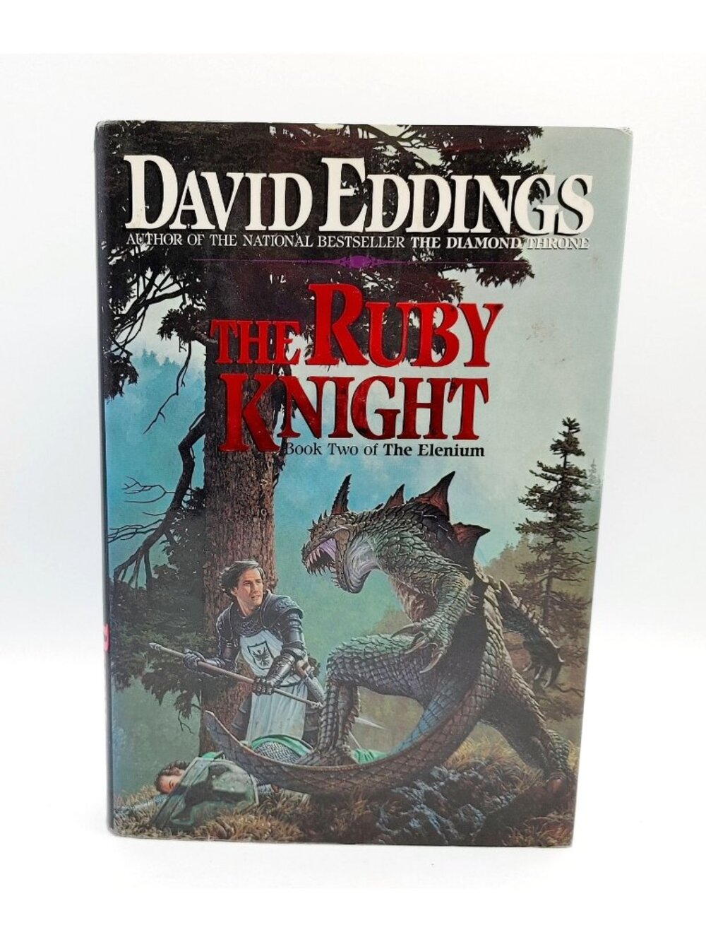 David Eddings The Ruby Knight Book Novel 1st Ed 1991 HCDJ
